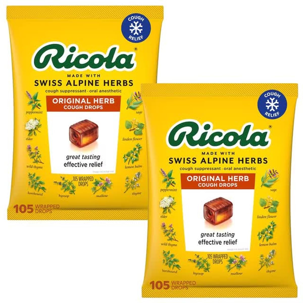 Ricola Original Natural Herb Cough Drops, 210 Count