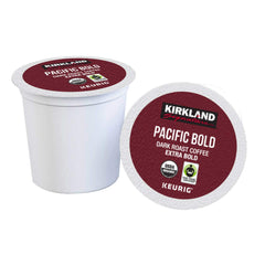 Kirkland Signature Coffee Organic Pacific Bold K-Cup Pod, 120 Count