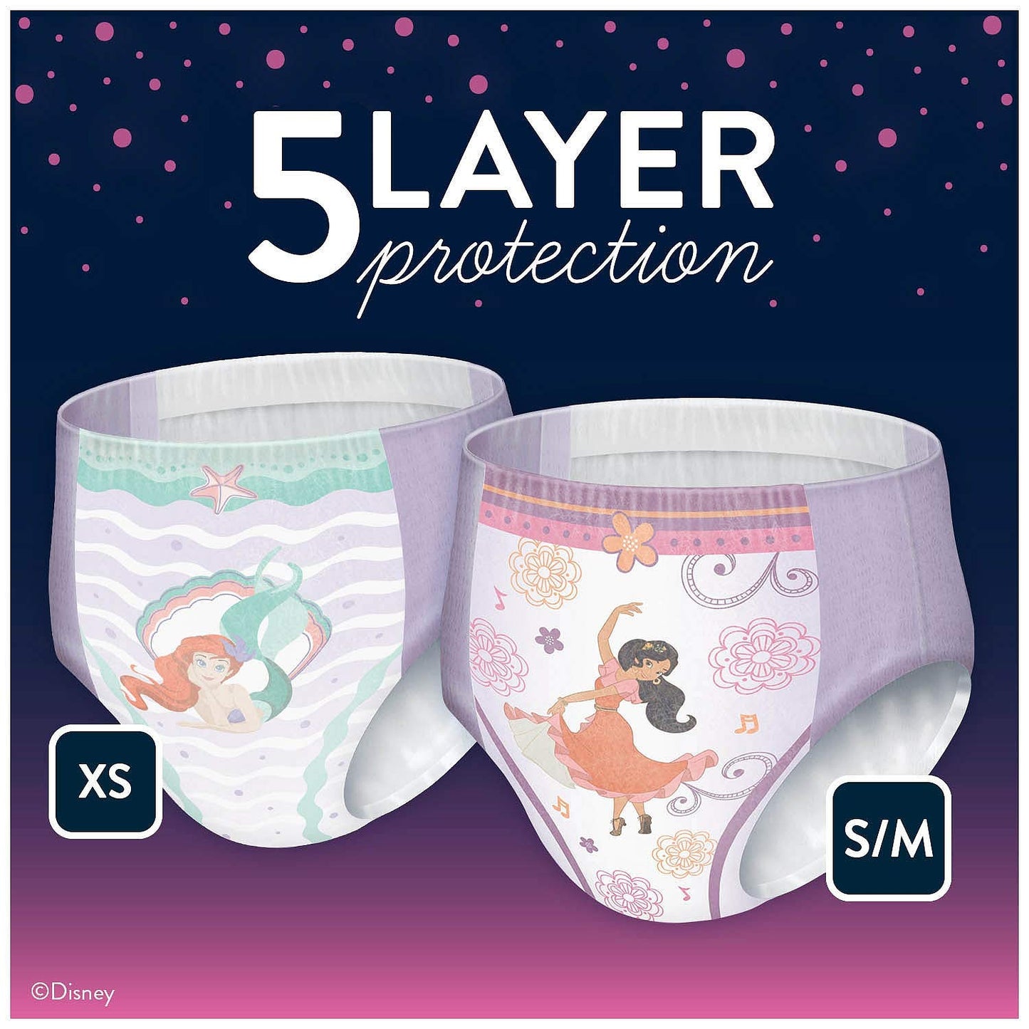 Goodnites Bedtime Pants for Girls, Small/Medium, 74 Count