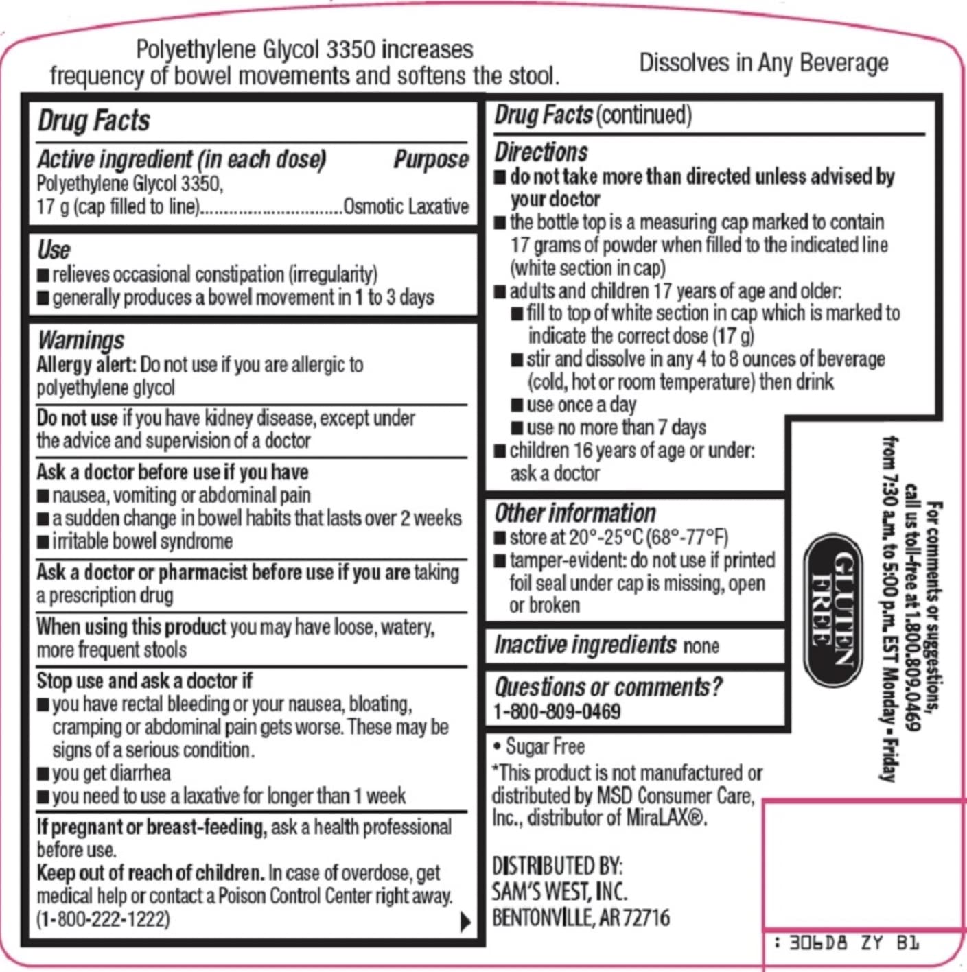 Member's Mark Clearlax 2 Pack 17.9-Ounces each