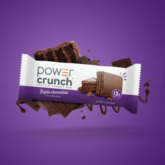Power Crunch Triple Chocolate Protein Bars, 12 Ct, 1.4 oz Each