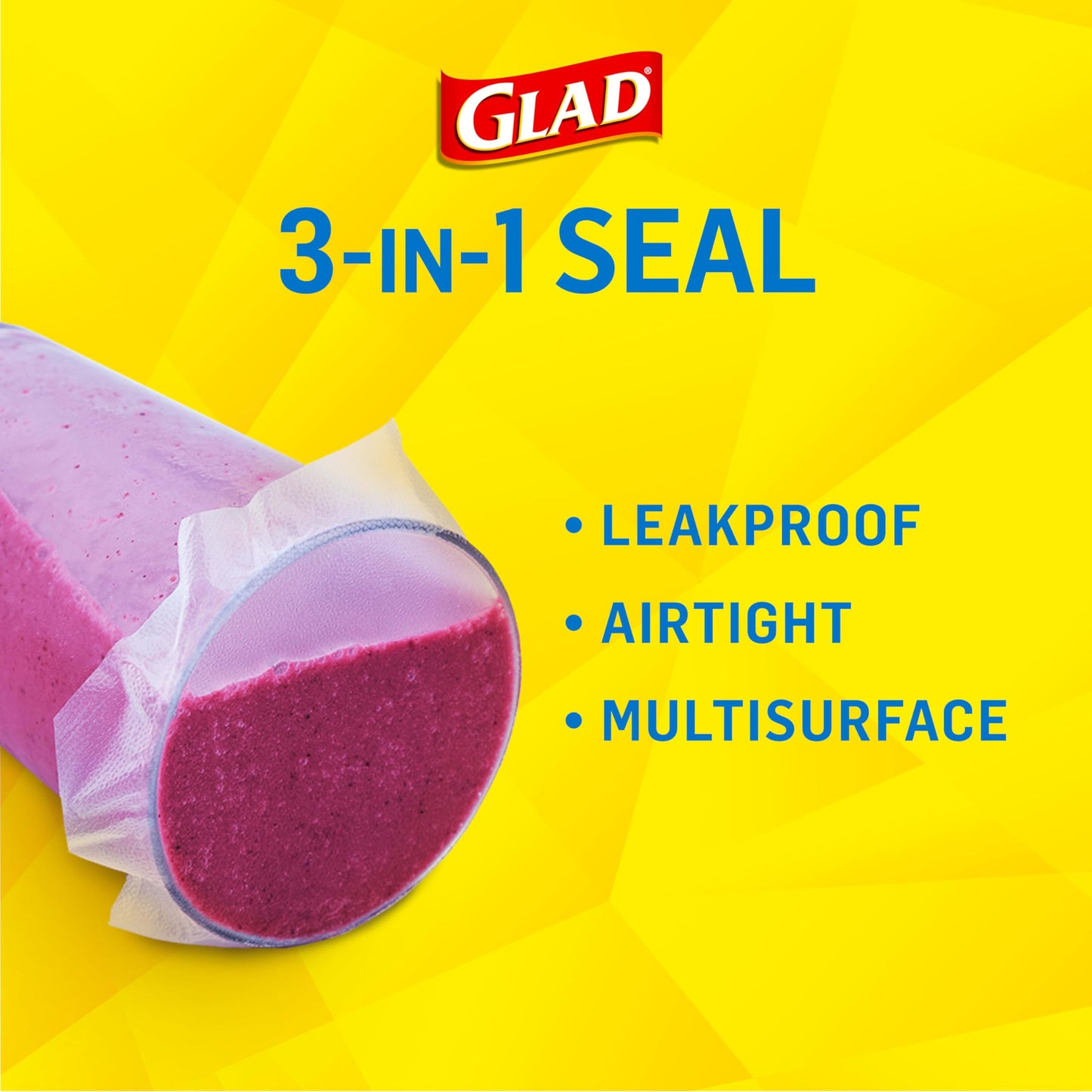 Glad Press'n Seal Food Plastic Wrap - 140 Square Foot Roll