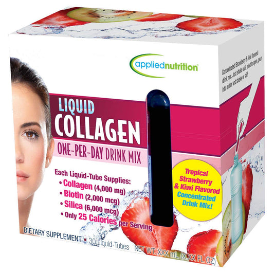 Applied Nutrition Liquid Collagen Drink Mix 4000 mg, 30 Tubes