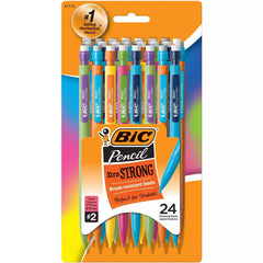 BIC America MPLWP241 Mechanical Pencils with Colorful Barrels, 0.9 mm, Assorted, 24/Pk