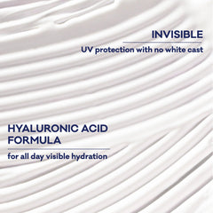 Biore UV Aqua Rich Daily Hydrating Facial Moisturizer with SPF 50 | Oil Free Sunscreen & Primer for Makeup with Hyaluronic Acid, No White Cast, Non-Comedogenic, For Sensitive Skin, PA++++, 1.7 Oz