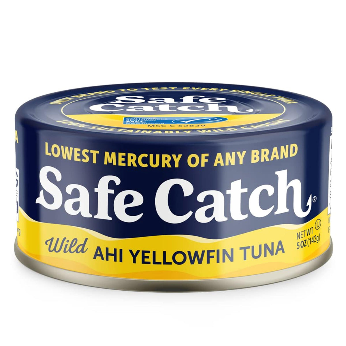 Safe Catch Canned Ahi Yellowfin Tuna Fish, 6-Pack