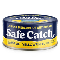 Safe Catch Canned Ahi Yellowfin Tuna Fish, 6-Pack