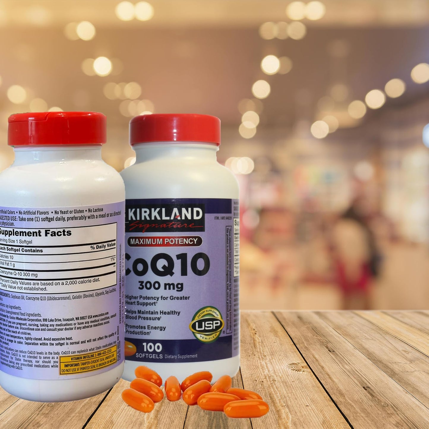 CARZIX CoQ10 300mg,100 Softgels-Helps Maintain Healthy Blood Pressure?Romotes Energy Production(Pack of 2)