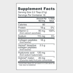 Vital Proteins Collagen Peptides for Women - 20g Hydrolyzed Collagen, Vitamin C, Hyaluronic Acid, Reduce Fine Lines & Wrinkles, Verisol & Holimel - Skin Complex Supplement, Unflavored 11.9oz Powder