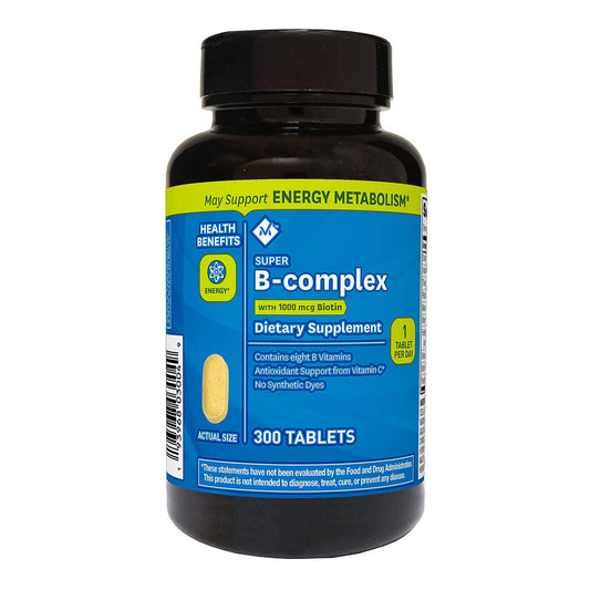 Members Mark Super B-Complex Dietary Supplement (300 Count)