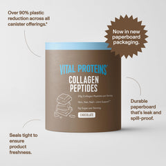 Vital Proteins Grass Fed Collagen Powder, Chocolate, 17.1 oz
