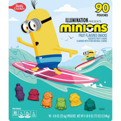 General Mills Minions Fruit Flavored Snacks, 0.8 Ounce (Pack of 90)