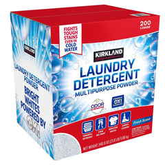 Kirkland Signature Powder Laundry Detergent, 200 Loads, 348.8 Ounce