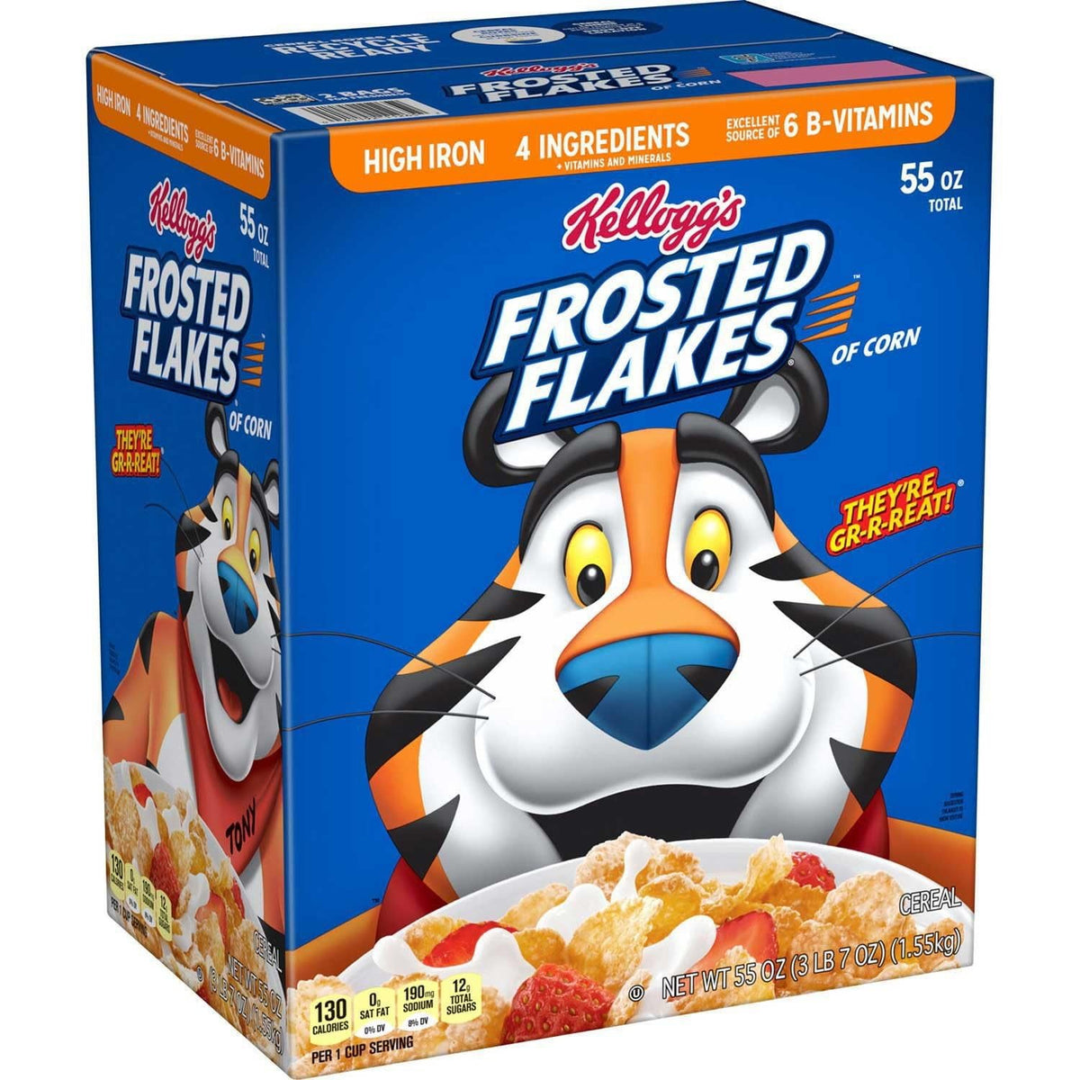 Kellogg's Frosted Flakes, 55 Ounce