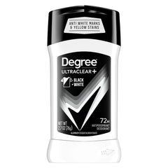 Degree Ultra Clear Black+White Antiperspirant Deodorant Stick 2.7 oz (Pack of 4)