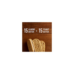 Nature Valley Biscuit Sandwich Variety, Almond Butter & Peanut Butter, 30 Count