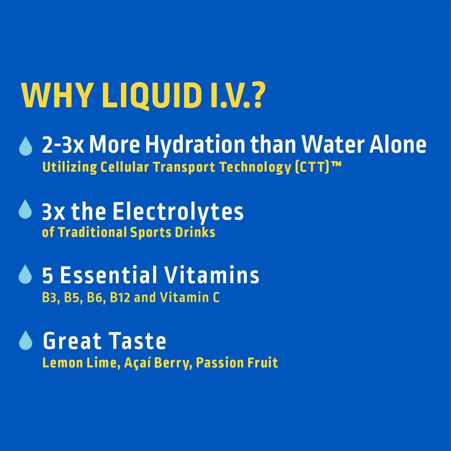 Liquid IV Passion Fruit Hydration Drink Mix 16 Count, 16 GR