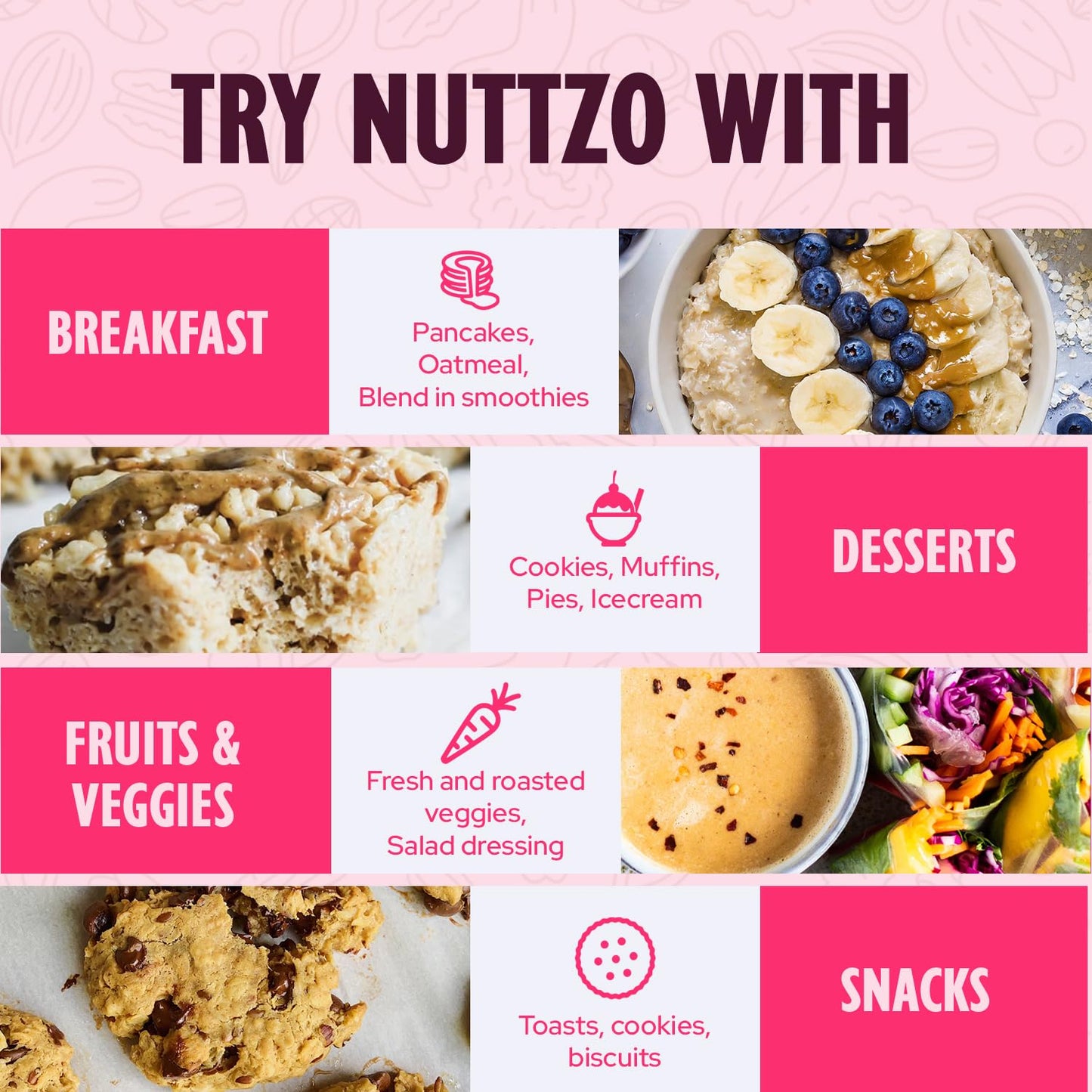NuttZo Organic Power Fuel Crunchy 7 Nuts & Seeds Butter, Paleo Friendly | Peanut & Gluten Free, Vegan, and Kosher, No Added Sugar or Oil | 26 oz Jar, 2-Pack