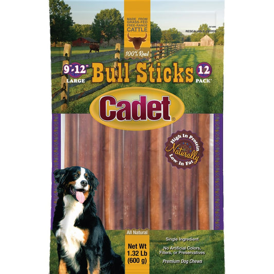 Cadet 9-12" Bull Sticks, 12 CountQ