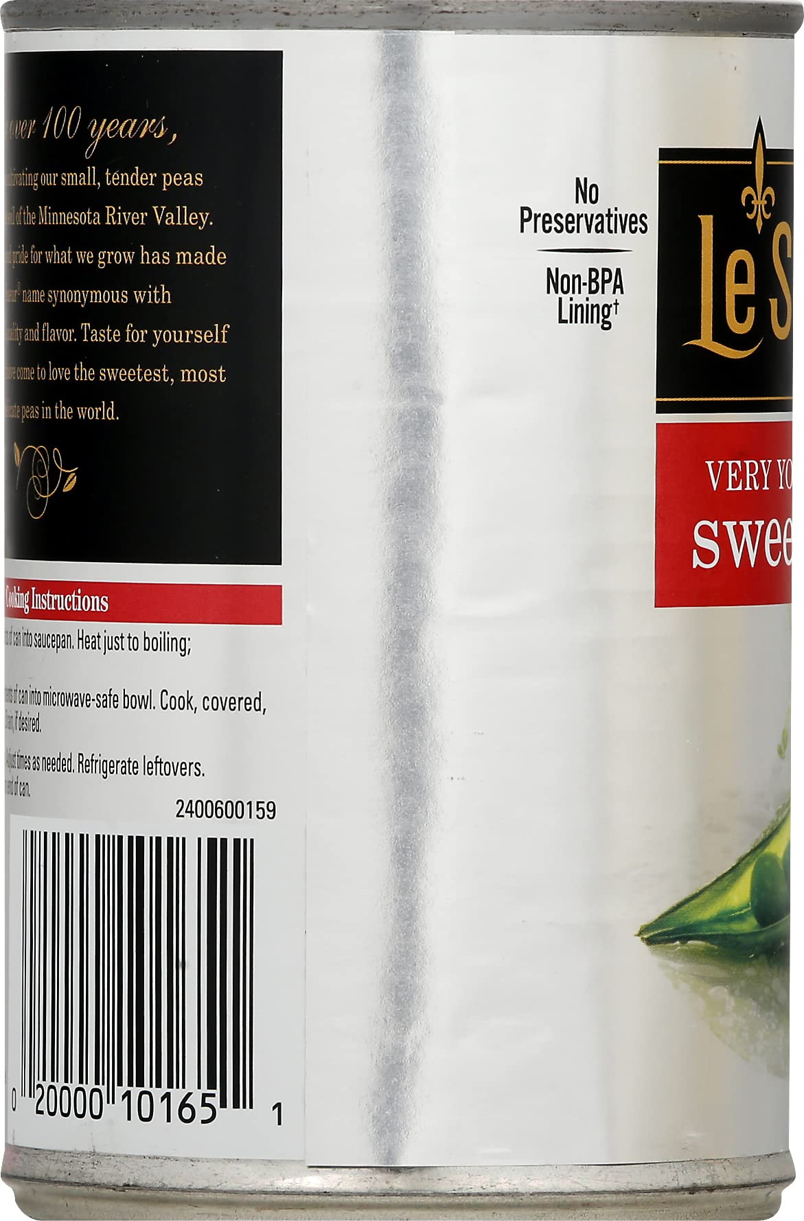 Le Sueur Very Young Small Sweet Peas, 15 Ounce (Pack of 24)