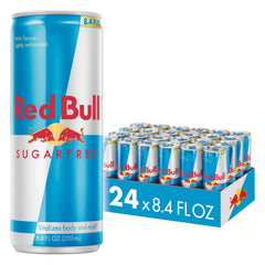 Red Bull Sugar Free Energy Drink, 8.4 Fl Oz Cans, 24 Pack