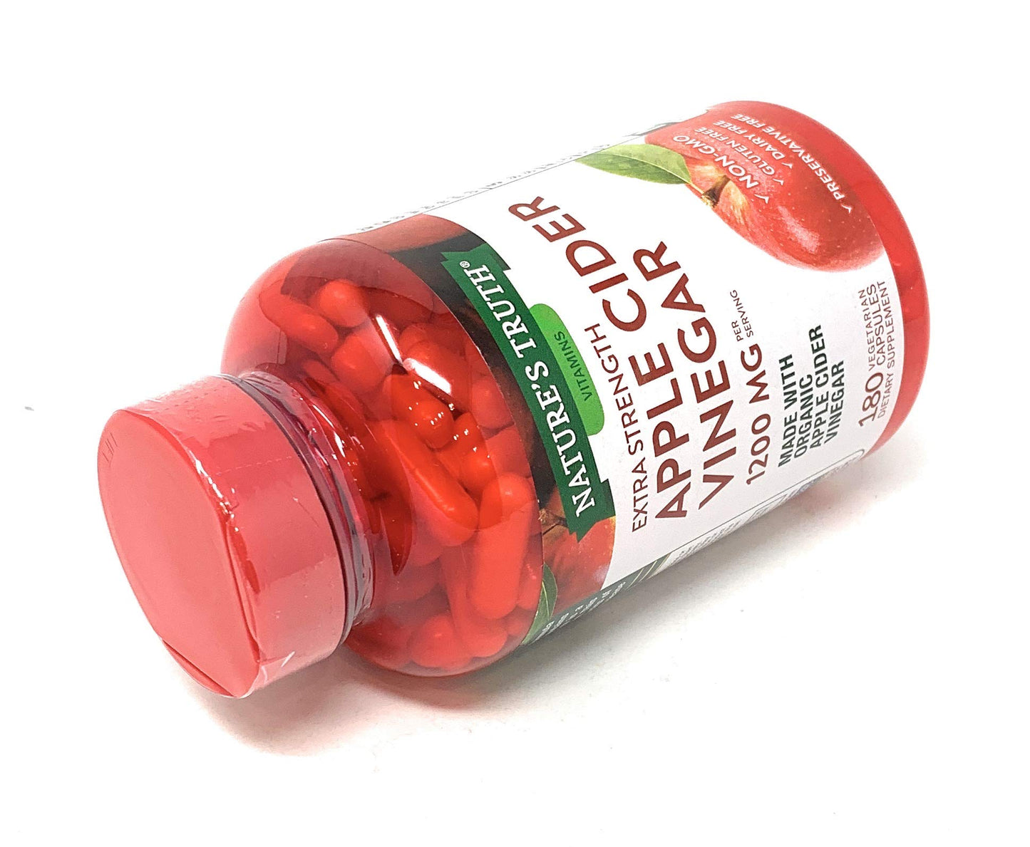 Nature's Truth Apple Cider Vinegar 1200 mg, 180 Capsules