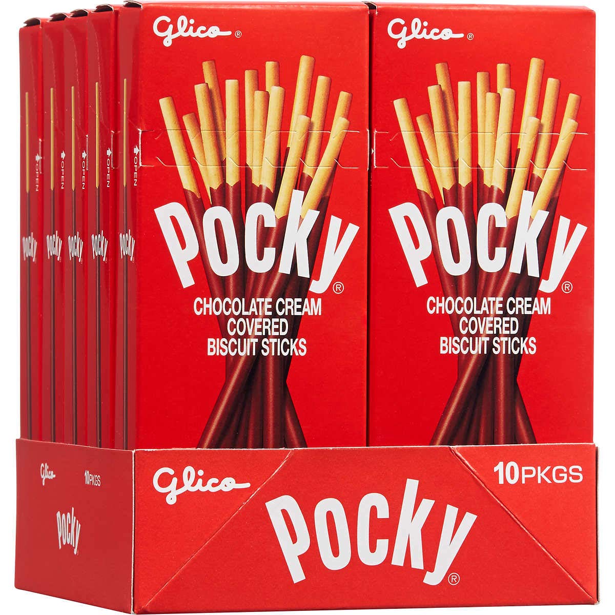 POCKY CHOCOLATE 10CT 1.41OZ(Pack of 10)