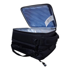 Titan by Arctic Zone Expandable Lunch Box – Insulated, Crush-Resistant Cooler with 2 Ice Walls & Leak-Proof Lining – Meal Prep Bag with Strap & Container for Work & Travel | Black (Black)