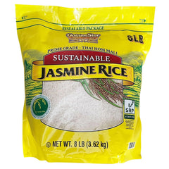 Golden Star Prime Grade Thai Hom Mali Sustainable Jasmine Rice (8 Pounds)