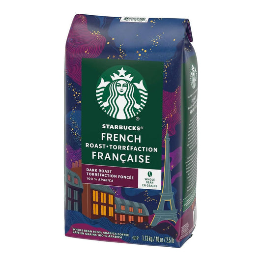 Starbucks French Roast Whole Bean Coffee, 40 Ounce