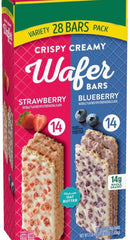 Natures Valley Crispy Creamy Wafer Bars, Variety Pack, 28 Count