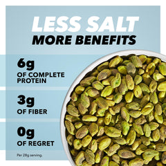Wonderful Pistachios No Shells, Lightly Salted Nuts, 12 Ounce Resealable Bag, Protein Snacks, Gluten Free, Healthy Snack