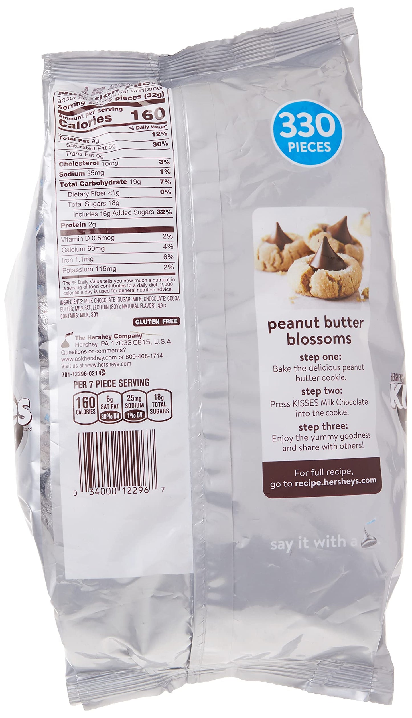 Hershey's Chocolate Kisses, 56 oz