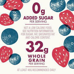 Cascadian Farm No Added Sugar Mixed Berry Breakfast Cereal, Whole Grain & Organic, 12.5 oz Box