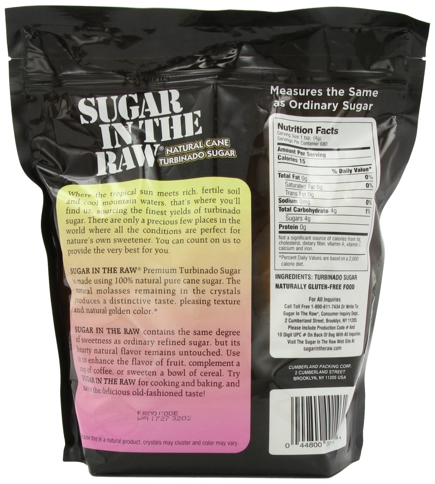 Sugar in the Raw Turbinado Cane Sugar, 6 Lbs.,, 6 Lb ()