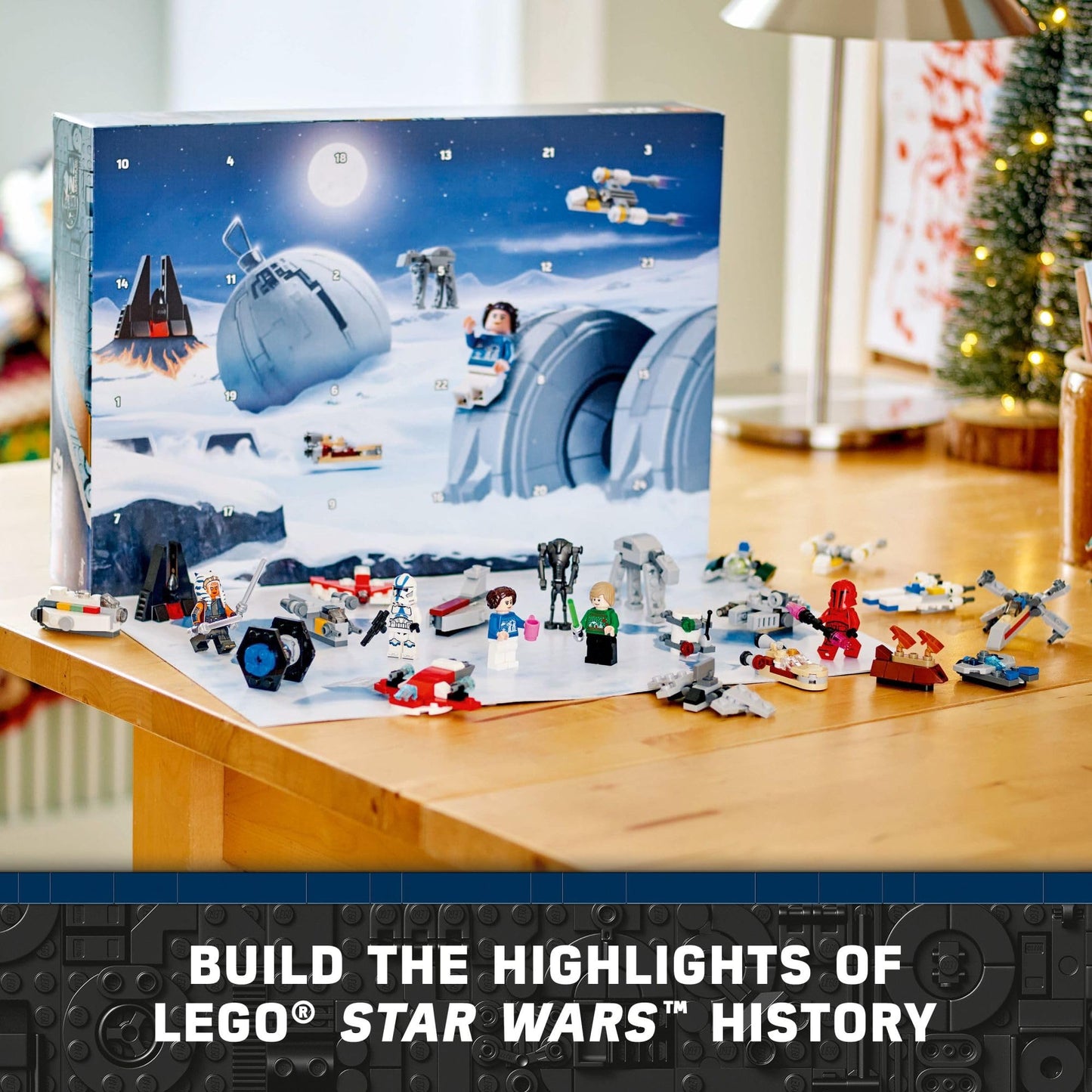 LEGO Star Wars 2024 Advent Calendar for Kids, Holiday Building Set with 18 Collectible Mini Toys and 6 Star Wars Figures, Star Wars Christmas Toy for Boys, Girls or Any Fan Ages 6 and Up, 75395