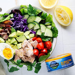 Wild Planet Albacore Wild Tuna, Sea Salt, Canned Tuna, Sustainably Wild-Caught, Pole & Line, Non-GMO, Kosher, 5 Ounce, Pack of 12