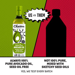 Chosen Foods Avocado Oil, 1.25 Liter - All Purpose Cooking Oil made from 100% pure avocados - Non-GMO, Gluten-Free, Keto Friendly - 42.3 Fl Oz (Pack Of 1)