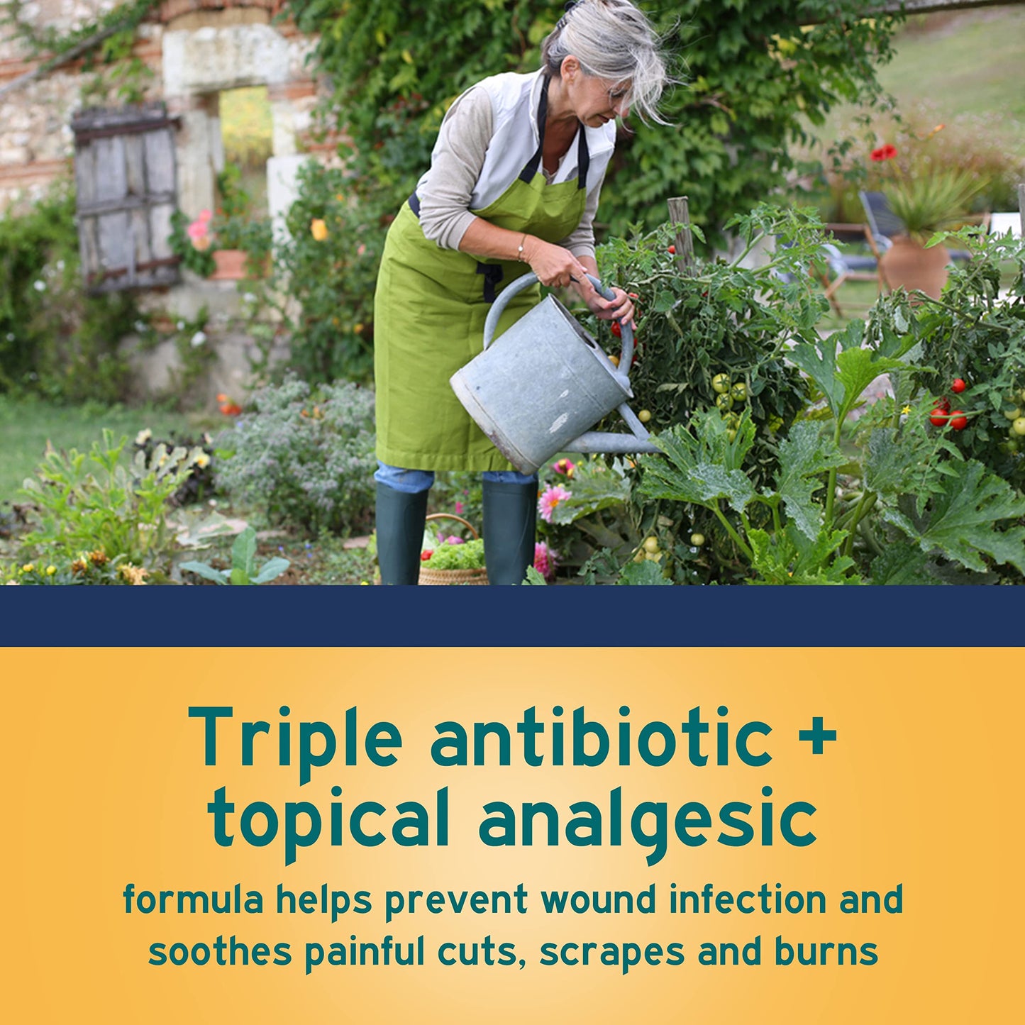 Neosporin + Maximum-Strength Pain Relief Dual Action Antibiotic Ointment with Bacitracin Zinc, 5 oz