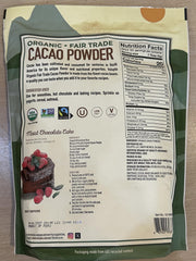 HealthEmpire Organic & Fair Trade Cacao Powder,Gluten Free, Excellent Source of Copper, Net Wt 32oz (Pack of 1)