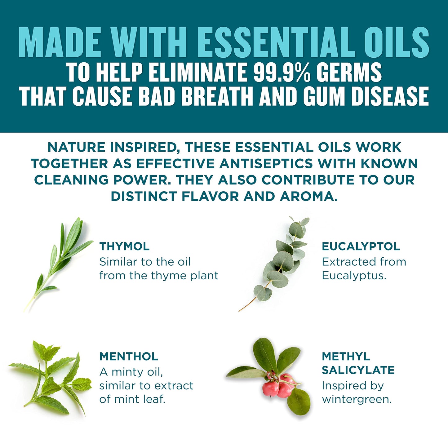 Listerine Ultraclean Oral Care Antiseptic Mouthwash, Everfresh Technology to Help Fight Bad Breath, Gingivitis, Plaque & Tartar, ADA-Accepted Tartar Control Oral Rinse, Cool Mint, 1.5 L