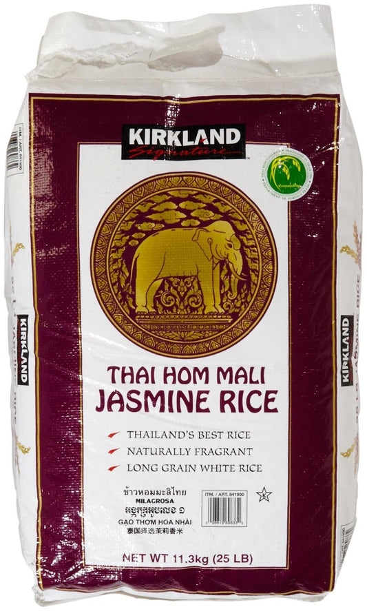 Kirkland Signature Jasmine Rice, 25 Pound
