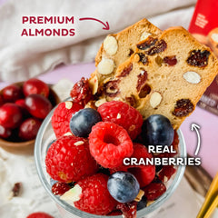 Nonni's THINaddictives Cranberry Thin Cookies with Real Fruit, 25 Packs