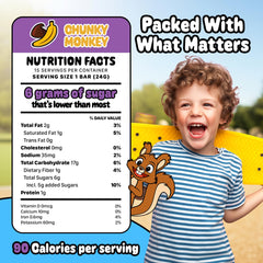 Snakkidz Organic Granola Bars, Variety Pack, Seed oil free, 45 Bars