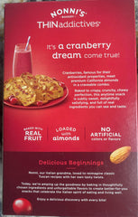 Thin Addictive’s Cranberry Nature Almond Thins Cookies & Crunchy United States Pack of 3