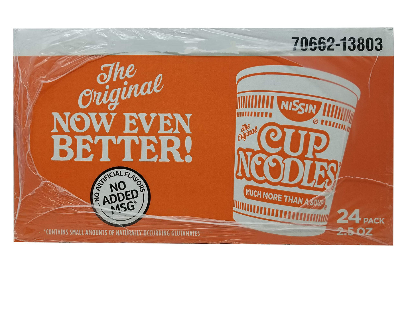 Nissin 827961 Cup Noodles, Chicken, 2.5 oz Cup, 24 per Carton