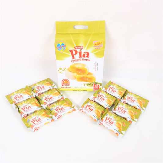 PIA CAKE TAN HUE VIEN (lava mung bean- kim sa dau xanh)