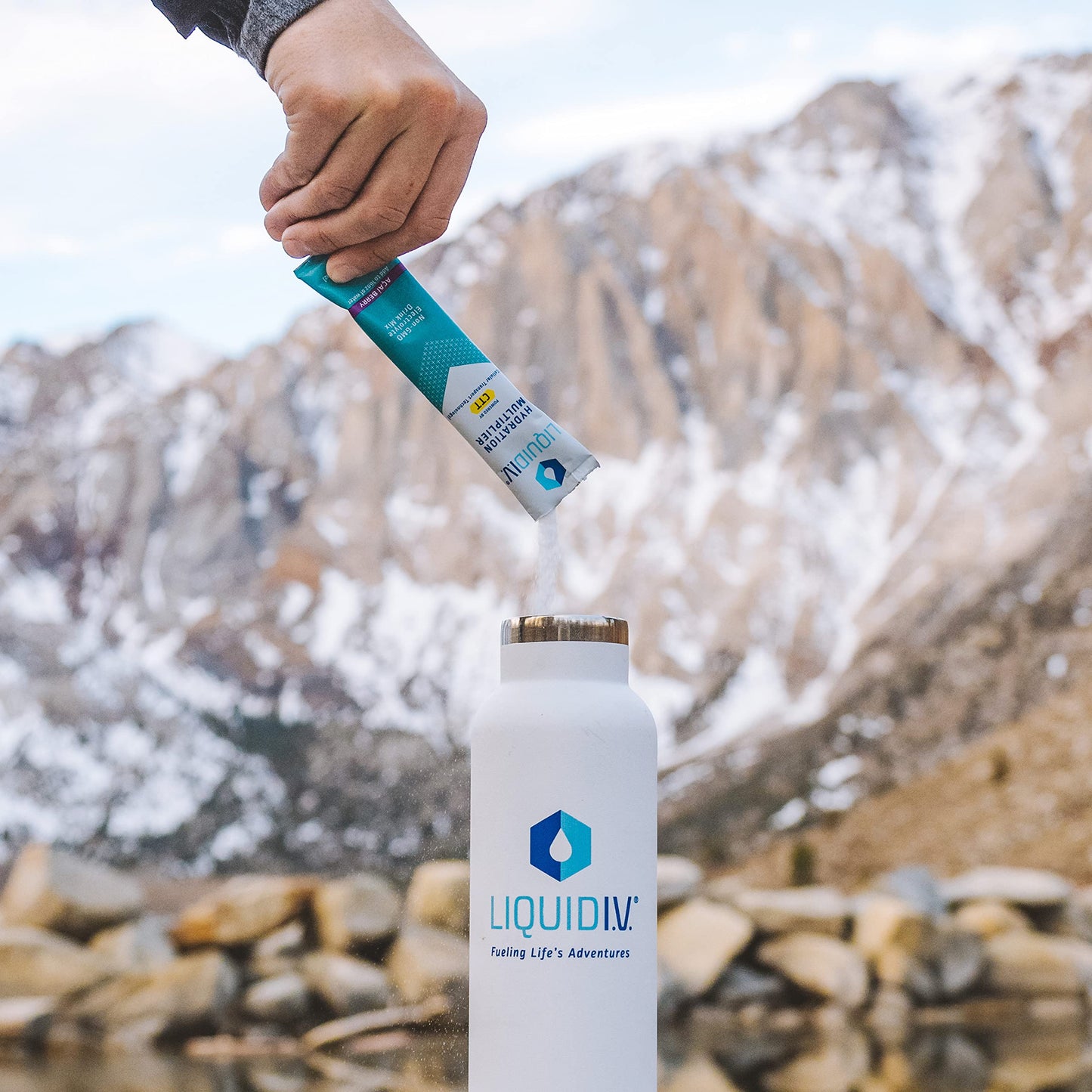 Liquid I.V. Hydration Multiplier - Acai Berry - Hydration Powder Packets | Electrolyte Drink Mix | Easy Open Single-Serving Stick | Non-GMO | 48 Sticks