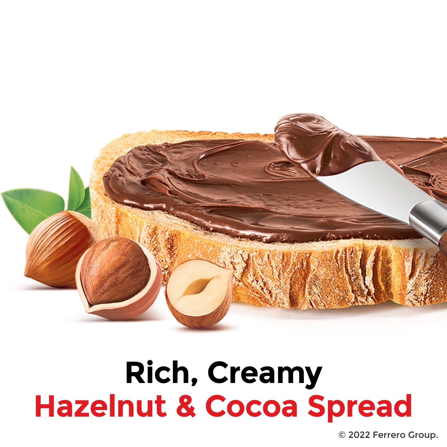 Nutella Hazelnut Spread with Cocoa for Breakfast, 26.5 oz Jar, Bulk 6 Pack