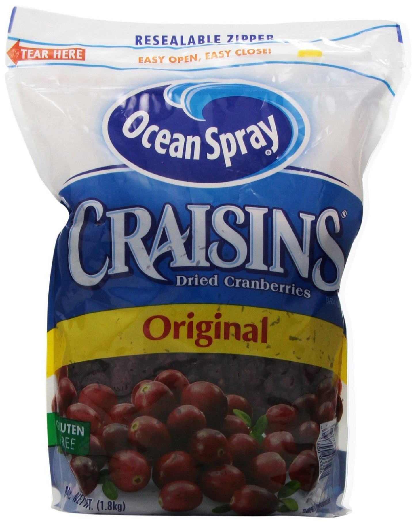 Ocean Spray Craisins, Whole Dried Cranberries, 64 Ounce